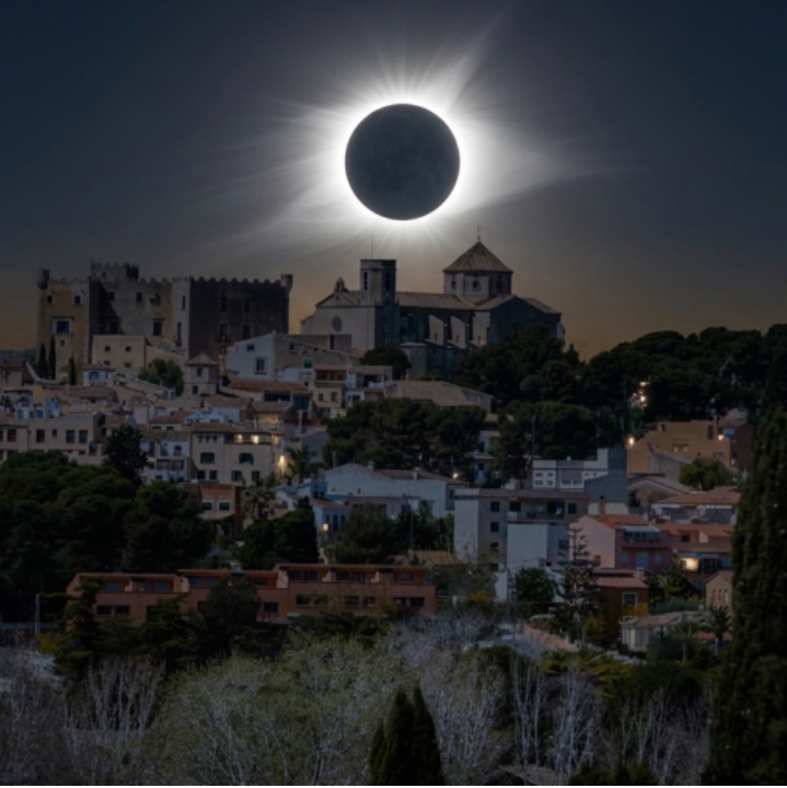 Viu l'eclipsi solar a Altafulla!